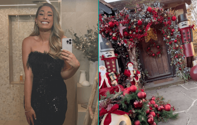Stacey Solomon faces criticism over extreme Christmas decorations