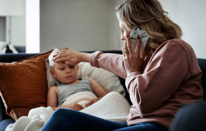 Spike in the number of children on hospital waiting lists as flu season approaches