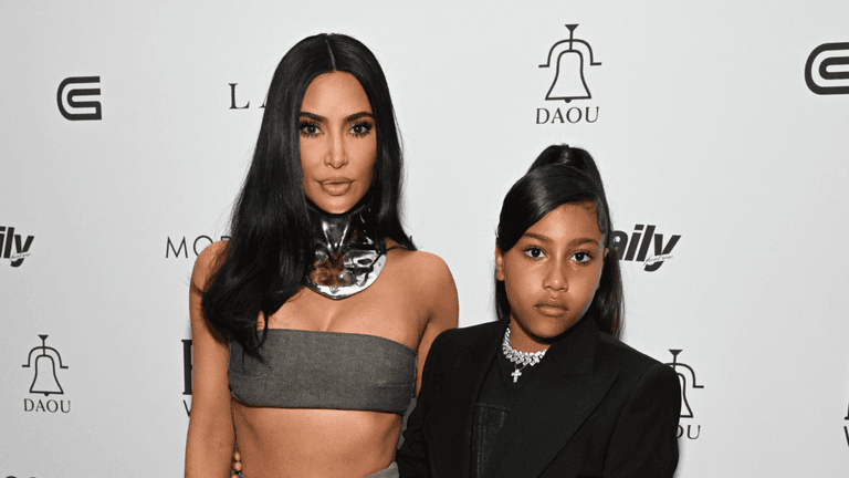 Kim Kardashian’s daughter North West follows in her dad’s footsteps
