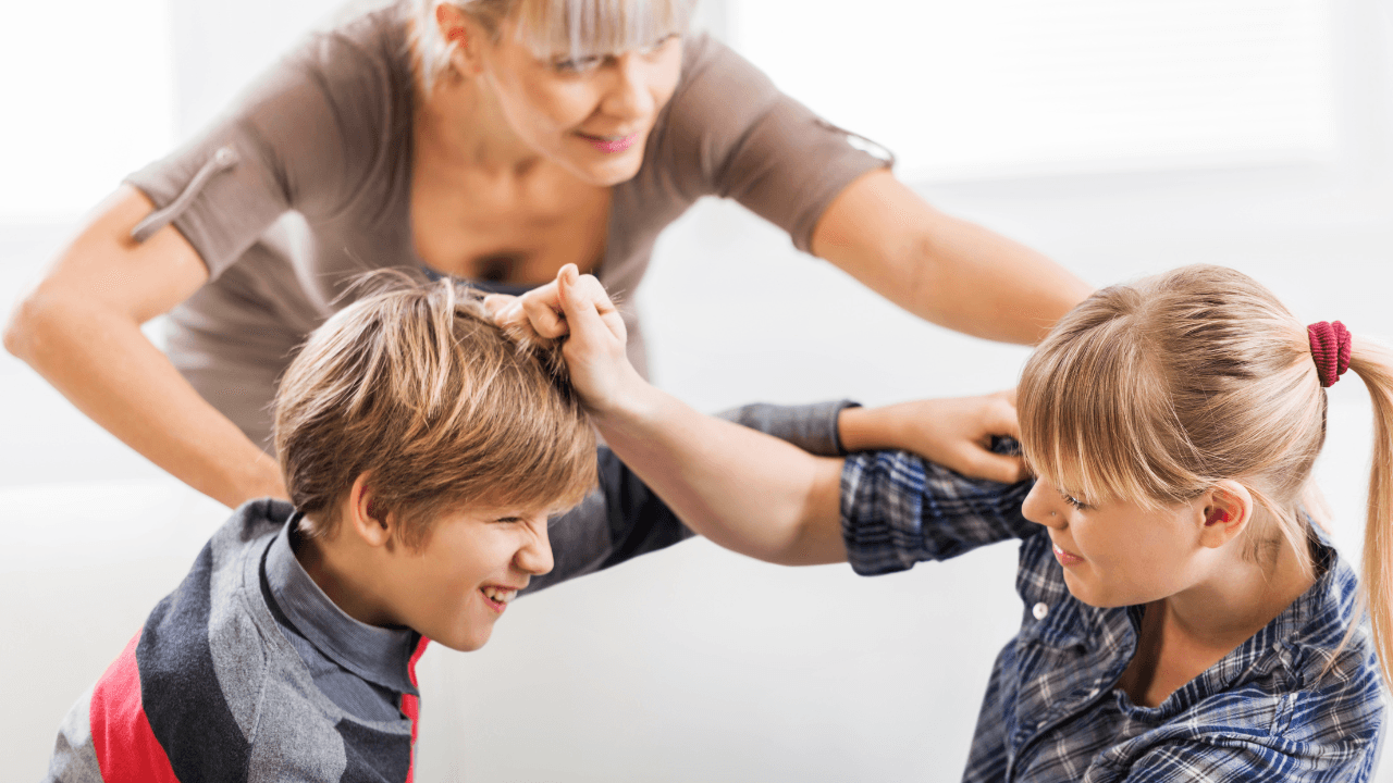 ‘My eldest keeps hitting and kicking his younger siblings, what can I do to stop it?’