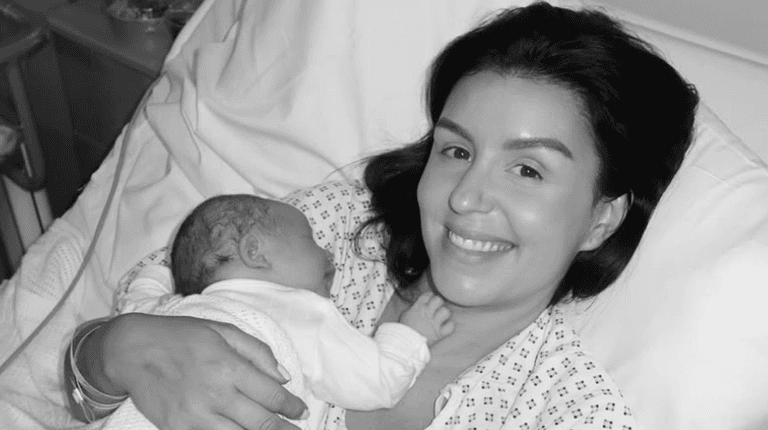 Terrie McEvoy reveals her baby boy’s adorable name