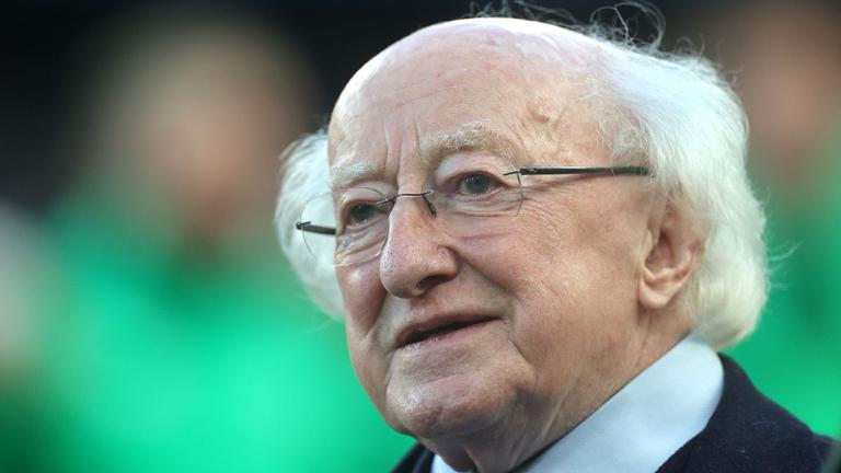 President Michael D. Higgins spends night in hospital