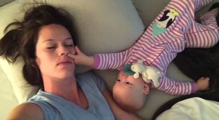 WATCH: One mum captures why co-sleeping means no sleeping for her WATCH: One mum captures why co-sleeping means no sleeping for her