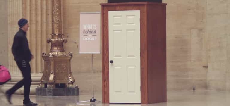 WATCH: You’ll never guess what’s behind this mystery door WATCH: You’ll never guess what’s behind this mystery door