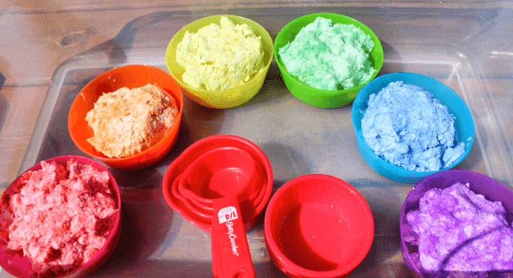 Kids will love this homemade CLEAN rainbow mud, and so will you Kids will love this homemade CLEAN rainbow mud, and so will you