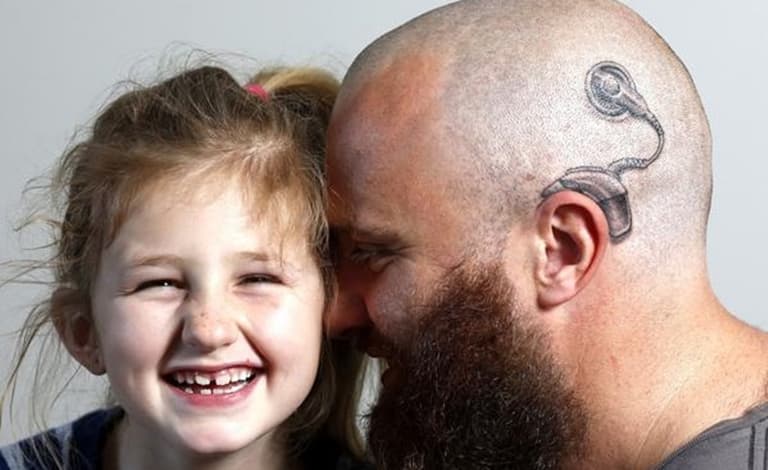 This Dad got a very unusual tattoo… for a VERY sweet reason This Dad got a very unusual tattoo… for a VERY sweet reason
