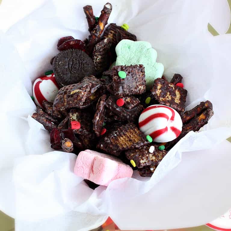 Reindeer chow is the Christmas treat the kids will LOVE making (and eating!) Reindeer chow is the Christmas treat the kids will LOVE making (and eating!)