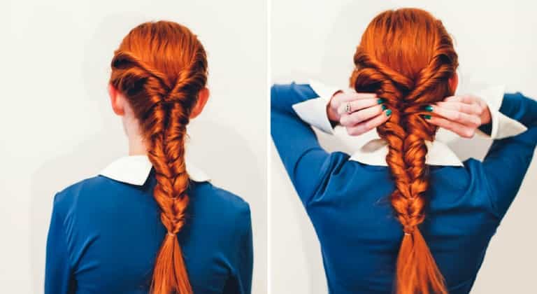 How To Fake A Fishtail Braid How To Fake A Fishtail Braid