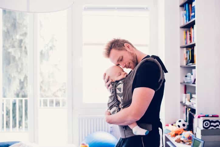Ever heard of ‘fathering down’? It could help get your baby to sleep Ever heard of ‘fathering down’? It could help get your baby to sleep