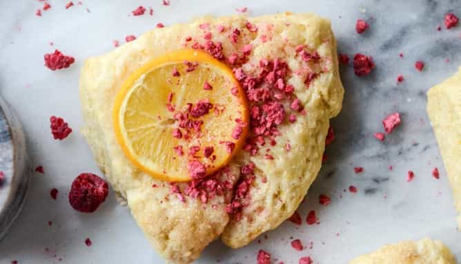 Woo Your Valentine With Lemony Raspberry Scones Woo Your Valentine With Lemony Raspberry Scones