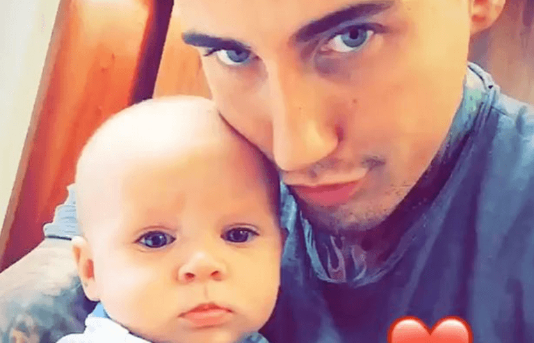 Jeremy McConnell shares birthday message for baby Caben Jeremy McConnell shares birthday message for baby Caben