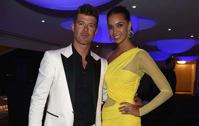 Congrats! Robin Thicke and girlfriend April Love Geary welcome their first child Congrats! Robin Thicke and girlfriend April Love Geary welcome their first child
