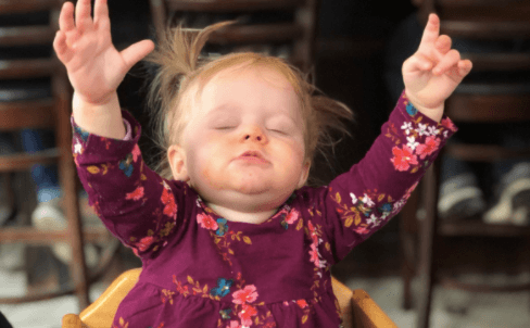 Dad photographs daughter trying pizza for the first time and she is all of us Dad photographs daughter trying pizza for the first time and she is all of us