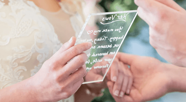 Acrylic wedding decorations are very in now and they are stunning Acrylic wedding decorations are very in now and they are stunning