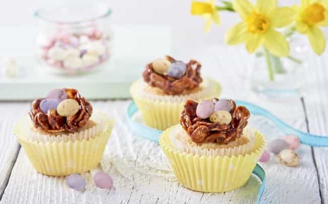 Calling all bakers! You need to make these delicious Easter nest cupcakes Calling all bakers! You need to make these delicious Easter nest cupcakes