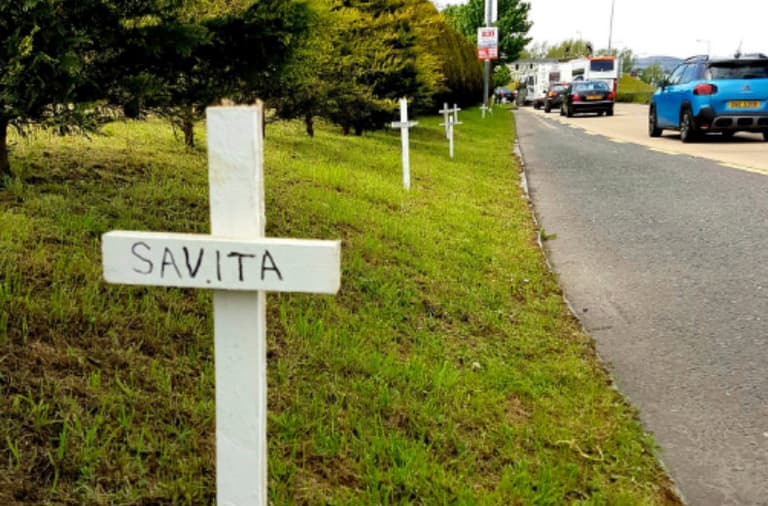 ‘Savita, Alisha, Michelle… Ann Lovett – I wrote their names on the white crosses in Donegal’ ‘Savita, Alisha, Michelle… Ann Lovett – I wrote their names on the white crosses in Donegal’