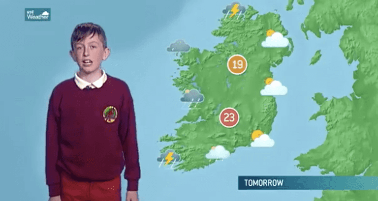 A Kerry boy presented RTE weather yesterday and he was brilliant A Kerry boy presented RTE weather yesterday and he was brilliant