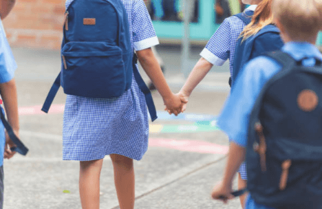 Parents ridiculed for allowing four-year-old son to go to the school in a pinafore Parents ridiculed for allowing four-year-old son to go to the school in a pinafore