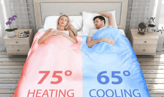 The Smartduvet lets you control how cool your side of the bed is The Smartduvet lets you control how cool your side of the bed is