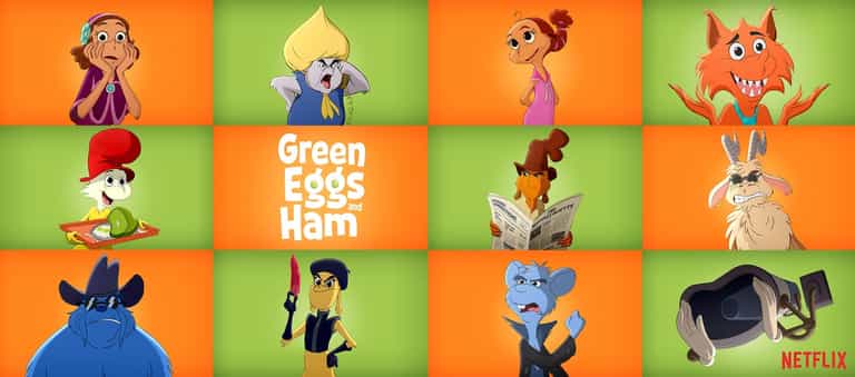 Netflix have announced the full cast for the animated adaptation of Green Eggs and Ham Netflix have announced the full cast for the animated adaptation of Green Eggs and Ham