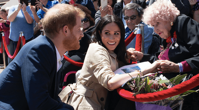 Prince Harry and Meghan Markle had the cutest surprise for a 99-year-old fan Prince Harry and Meghan Markle had the cutest surprise for a 99-year-old fan
