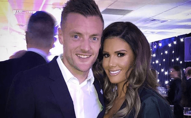 Jamie Vardy and his wife, Rebekah, are expecting another child together Jamie Vardy and his wife, Rebekah, are expecting another child together