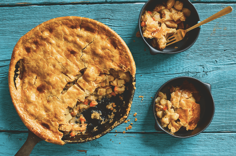 Chicken potpie is an easy, tasty, one-pot wonder to add to your winter dinner menu Chicken potpie is an easy, tasty, one-pot wonder to add to your winter dinner menu