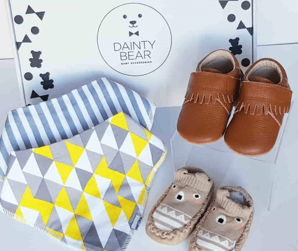 Dainty Bear’s Moccasin Giftbox Bundle is the perfect social distancing gift to send Dainty Bear’s Moccasin Giftbox Bundle is the perfect social distancing gift to send