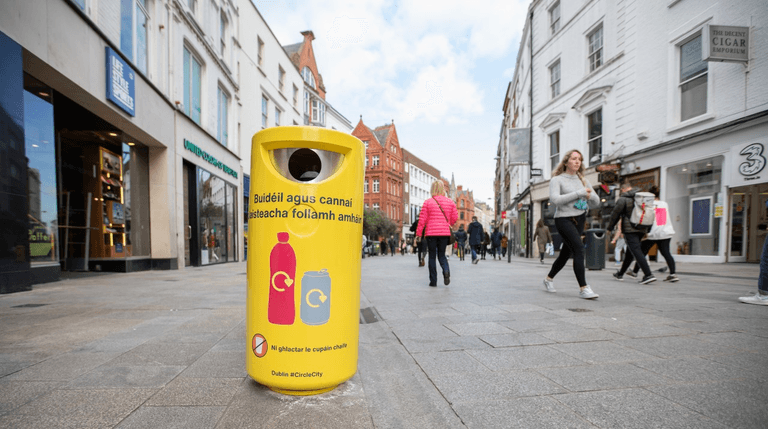 Dublin is finally getting public recycling bins and they’ll be on the streets from today Dublin is finally getting public recycling bins and they’ll be on the streets from today
