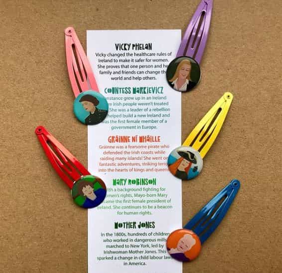 Cork business release ‘Mnawesome na hEireann’ hair clips featuring iconic Irish women Cork business release ‘Mnawesome na hEireann’ hair clips featuring iconic Irish women