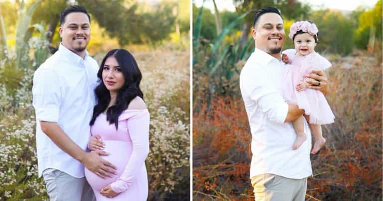 Husband of woman killed by drunk driver recreates maternity shoot for daughter’s first birthday Husband of woman killed by drunk driver recreates maternity shoot for daughter’s first birthday