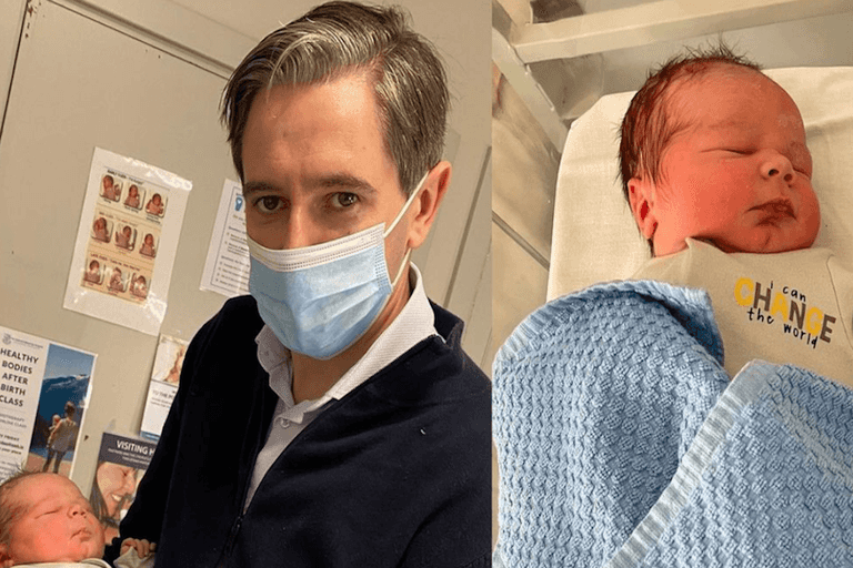 Simon Harris and wife Caoimhe welcome a baby boy and his name is adorable Simon Harris and wife Caoimhe welcome a baby boy and his name is adorable