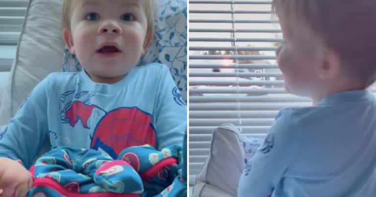 Watch: Toddler “yeeted” his newborn sister in favour of an ambulance Watch: Toddler “yeeted” his newborn sister in favour of an ambulance