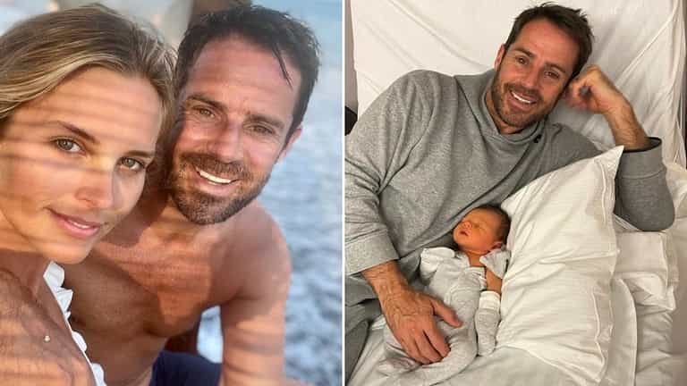 Jamie and Frida Redknapp welcome their first child together Jamie and Frida Redknapp welcome their first child together