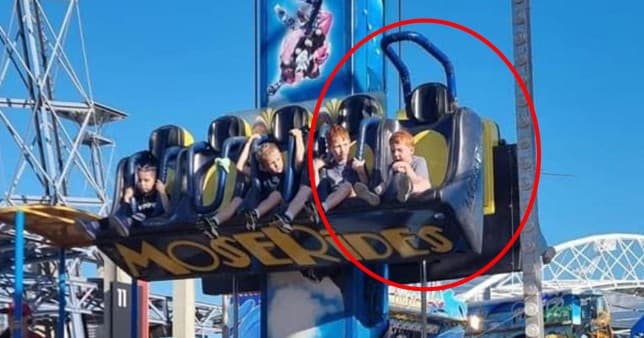 Carnival ride forced to stop after harness on toddler flies open Carnival ride forced to stop after harness on toddler flies open