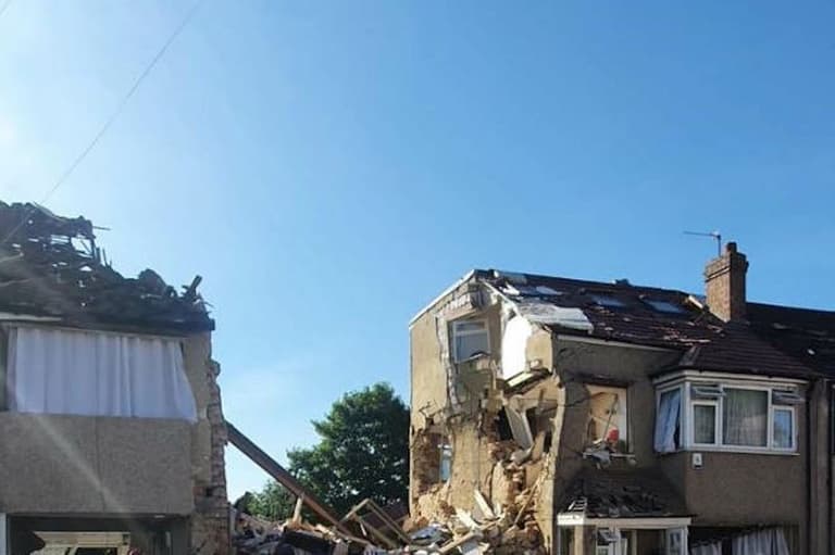Child killed in house explosion in London Child killed in house explosion in London
