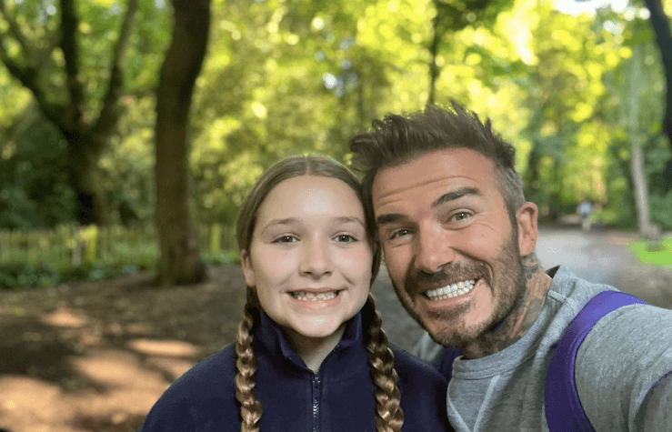 David Beckham snaps back at trolls who attacked him for kissing daughter Harper David Beckham snaps back at trolls who attacked him for kissing daughter Harper