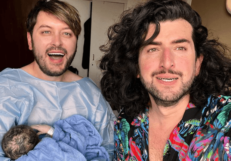 Brian Dowling and Arthur Gourounlian’s daughter Blake says her first word Brian Dowling and Arthur Gourounlian’s daughter Blake says her first word