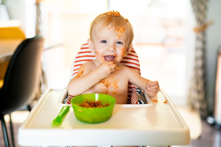 Mum reveals clever hack that stops children from spilling food on the floor Mum reveals clever hack that stops children from spilling food on the floor
