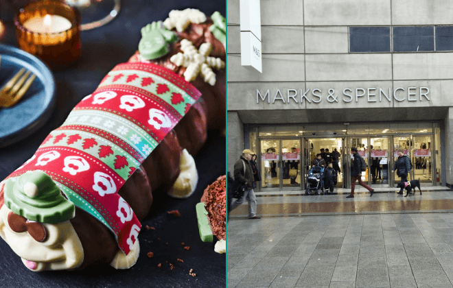 M&S to launch Christmas Jumper Colin the Caterpillar Cake for the festive season M&S to launch Christmas Jumper Colin the Caterpillar Cake for the festive season