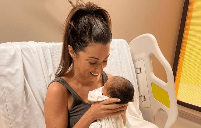 Georgie Crawford gets honest about bonding with her baby after surrogacy Georgie Crawford gets honest about bonding with her baby after surrogacy