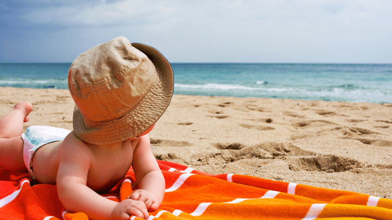 Mum issues warning to parents after newborn gets sunburnt in shade Mum issues warning to parents after newborn gets sunburnt in shade