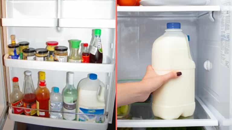 Warning issued to people who keep their milk in the fridge door Warning issued to people who keep their milk in the fridge door
