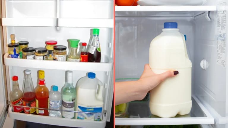 Warning issued to people who keep their milk in the fridge door Warning issued to people who keep their milk in the fridge door
