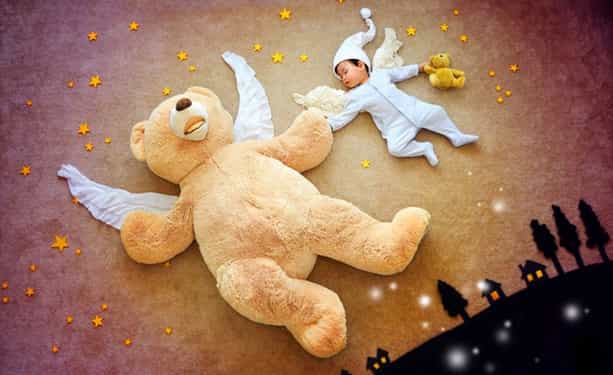 Sleeping baby? How about an animated nap-time photoshoot Sleeping baby? How about an animated nap-time photoshoot
