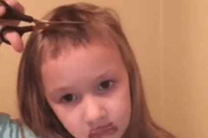 This Little Girl Cutting Her Hair Off Is Basically Our Spirit Animal This Little Girl Cutting Her Hair Off Is Basically Our Spirit Animal