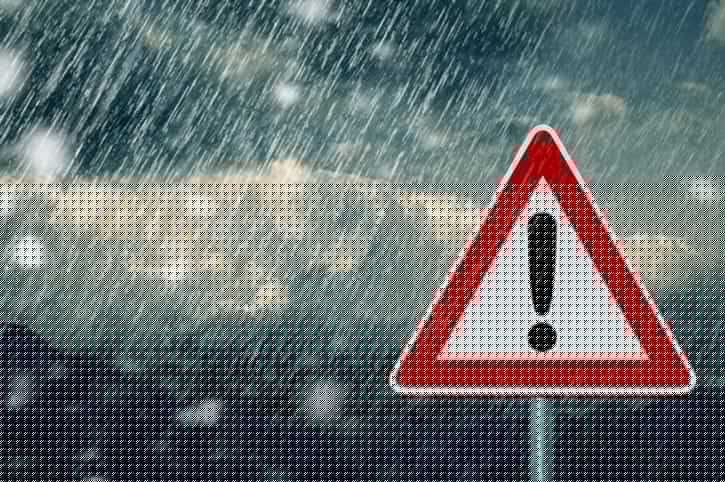 A rainfall weather warning has been issued for one county in Ireland A rainfall weather warning has been issued for one county in Ireland