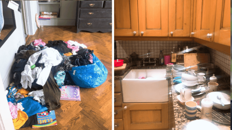 A woman stopped doing the dishes for two days and the results are eye-opening A woman stopped doing the dishes for two days and the results are eye-opening