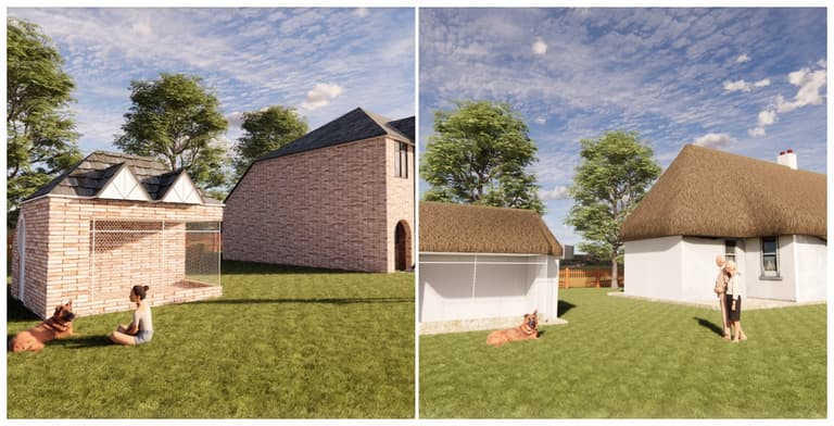 You can now get a bespoke house for your dog made to look exactly like yours You can now get a bespoke house for your dog made to look exactly like yours