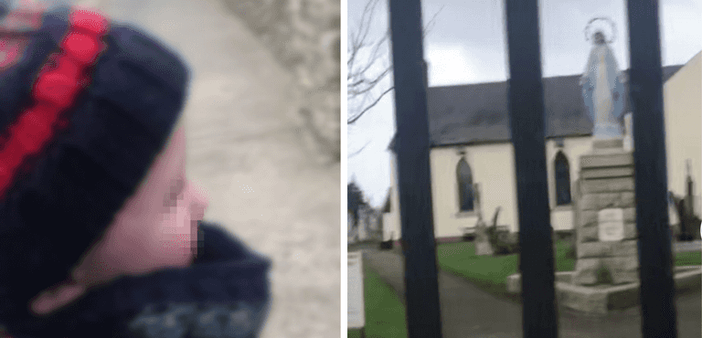 Watch: Adorable little Irish boy thinks statue of Mary is Princess Elsa Watch: Adorable little Irish boy thinks statue of Mary is Princess Elsa
